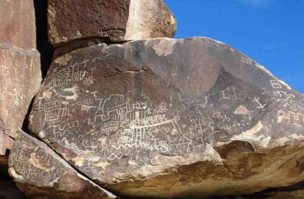 Negada desrt Petroglifi indiani