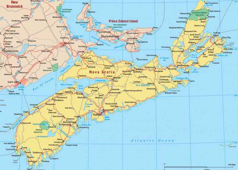 3nova Scotia Map 